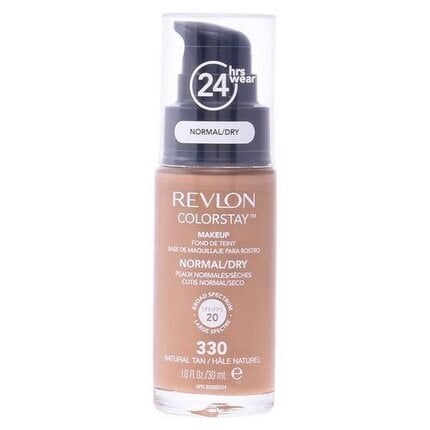 Makiažo pagrindas normaliai ir sausai veido odai Revlon ColorStay Makeup SPF20 240 Medium Beige, 30 ml цена и информация | Makiažo pagrindai, pudros | pigu.lt
