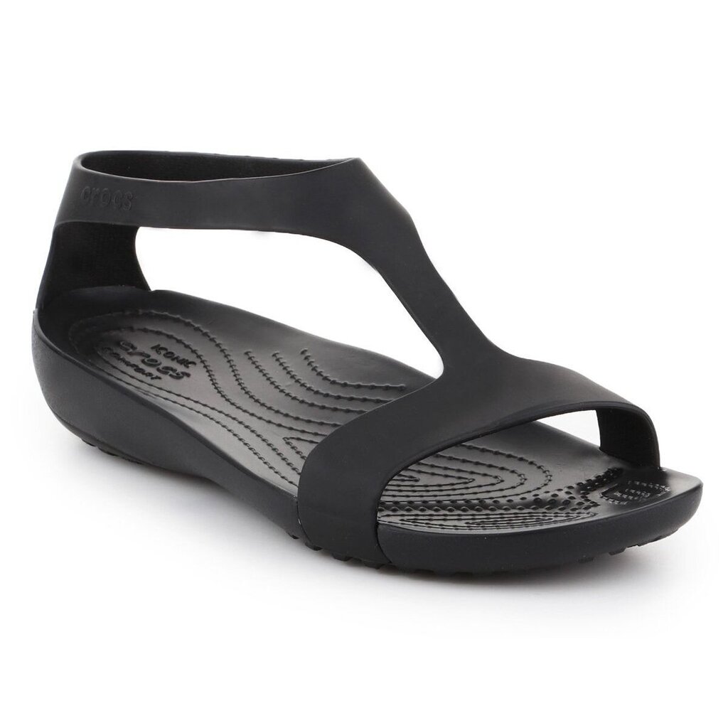 Crocs moteriškos basutės W Serena Sandals 205469-060, juodos цена и информация | Basutės moterims | pigu.lt