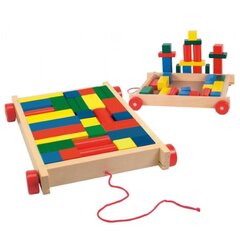 Деревянные кубики Woody 90007 цена и информация | Игрушки для малышей | pigu.lt