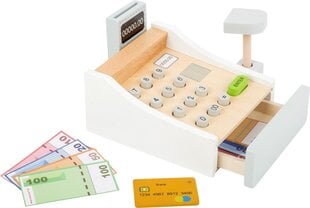 Деревянный кассовый аппарат цена и информация | Развивающие игрушки | pigu.lt