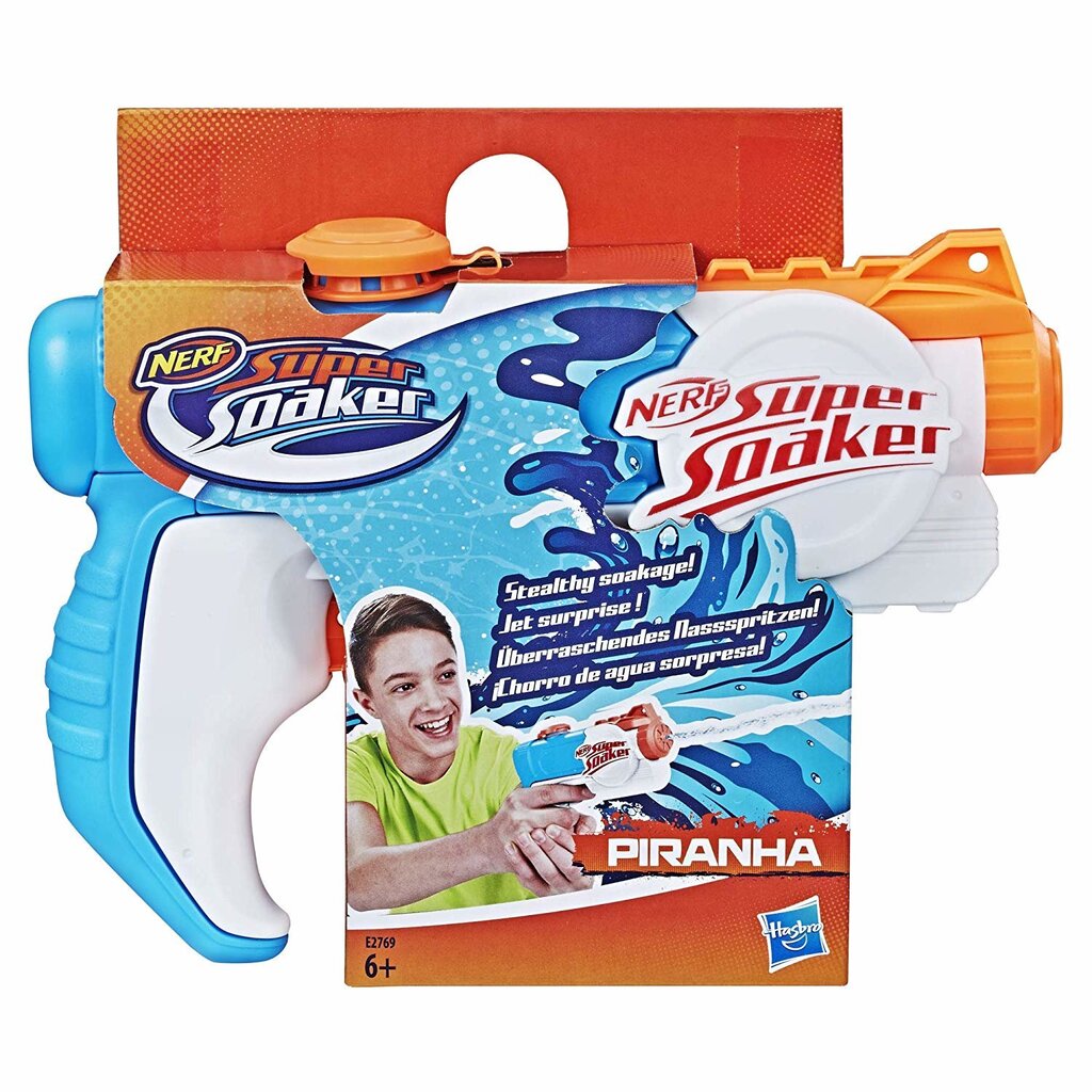 Vandens šautuvas Nerf SuperSoaker Piranha цена и информация | Vandens, smėlio ir paplūdimio žaislai | pigu.lt