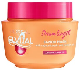 Atkuriamoji plaukų kaukė L'Oreal Paris Elvital Dream Length 300 ml kaina ir informacija | Priemonės plaukų stiprinimui | pigu.lt