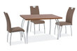 Stalas Signal Meble SK-2, 64x102 cm, rudas цена и информация | Virtuvės ir valgomojo stalai, staliukai | pigu.lt