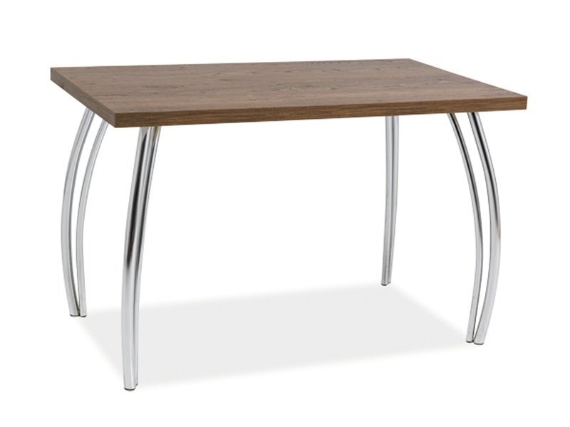 Stalas Signal Meble SK-2, 64x102 cm, rudas kaina ir informacija | Virtuvės ir valgomojo stalai, staliukai | pigu.lt