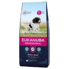 Eukanuba Adult Medium su vištiena, 18 kg kaina ir informacija | Sausas maistas šunims | pigu.lt