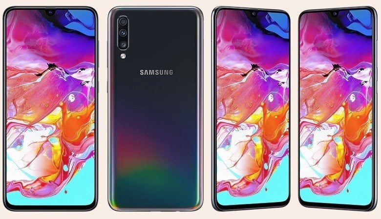 Samsung Galaxy A70, 128 GB, Dual SIM, Black цена и информация | Mobilieji telefonai | pigu.lt