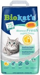 Biokat's наполнитель для котов Bianco Fresh Hygienic, 5 кг цена и информация | Наполнитель для кошек | pigu.lt