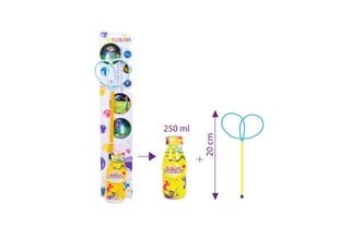 Muilo burbulų žiedas - Drugelis Mini + Muilo burbulų skystis 250 ml, Tuban TU3648 kaina ir informacija | Vandens, smėlio ir paplūdimio žaislai | pigu.lt