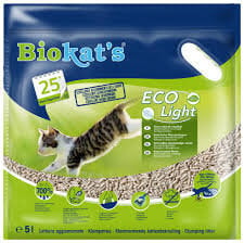 Biokat's подстилка для котов ECO LIGHT, 5 Л цена и информация | Наполнители для кошачьих туалетов | pigu.lt