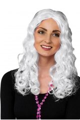 Baltų plaukų perukas kaina ir informacija | Karnavaliniai kostiumai | pigu.lt