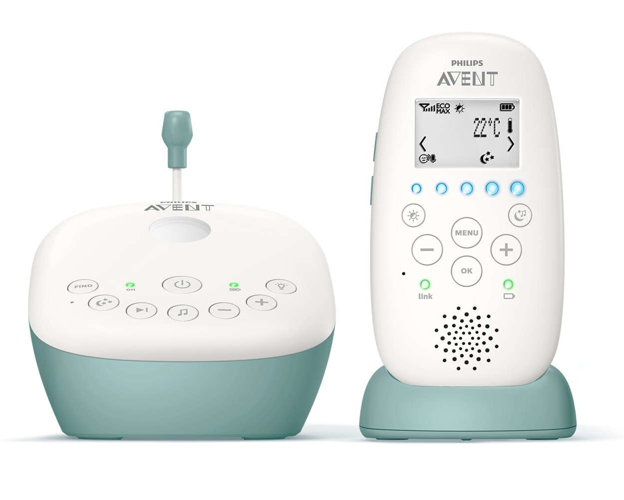 Kūdikių stebėjimo prietaisas Philips Avent Dect, SCD731 kaina ir informacija | Mobilios auklės | pigu.lt