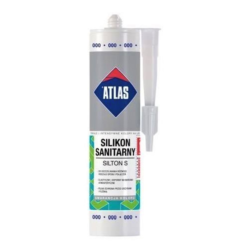 Sanitarinis silikonas ATLAS SILTON S 000-N, 280 ml, bespalvis kaina ir informacija | Sandarinimo medžiagos | pigu.lt