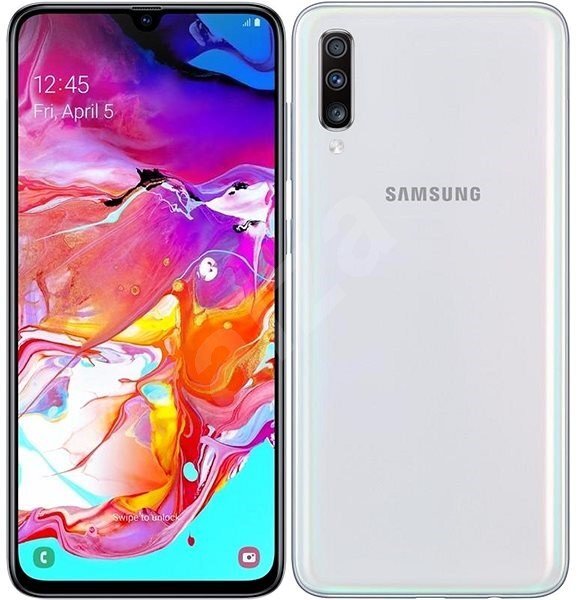 Samsung Galaxy A70 6/128 GB, Dual SIM SN-A705FZWUSEB White kaina ir informacija | Mobilieji telefonai | pigu.lt