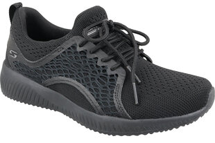 Sportiniai bateliai moterims Skechers Bobs Squad 32507-BBK, juodi kaina ir informacija | Sportiniai bateliai, kedai moterims | pigu.lt