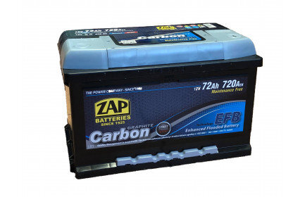 ZAP Carbon EFB 75Ah 720A akumuliatorius kaina ir informacija | Akumuliatoriai | pigu.lt