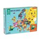 Geografinė dėlionė Mudpuppy Europa, 70 dalių цена и информация | Dėlionės (puzzle) | pigu.lt