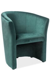 Fotelis Signal Meble TM-1 Velvet, žalias kaina ir informacija | Svetainės foteliai | pigu.lt