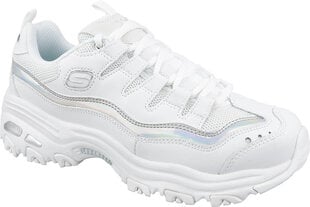 Кроссовки женские Skechers D'Lites 13160-WSL, белые цена и информация | Спортивная обувь, кроссовки для женщин | pigu.lt