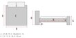 Lova Signal Meble Acoma, 90x200 cm, pilka kaina ir informacija | Lovos | pigu.lt