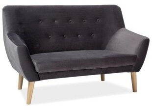 Sofa Signal Meble Nordic 2 Velvet, pilka цена и информация | Диваны | pigu.lt