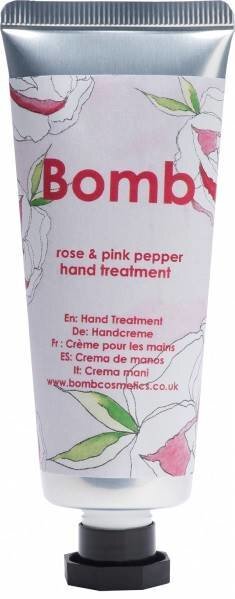 Rankų kremas Bomb Cosmetics Rose & Pink Pepper 25 ml kaina ir informacija | Kūno kremai, losjonai | pigu.lt