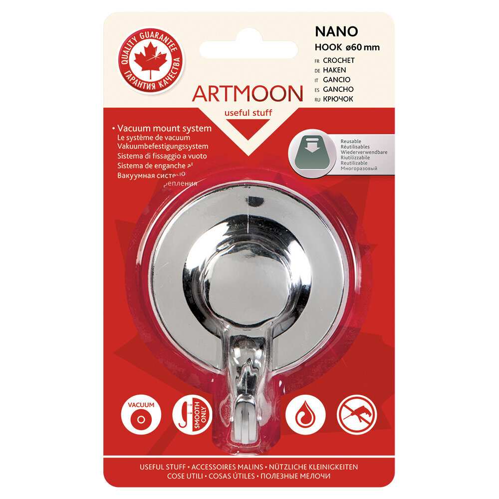 Vonios kabliukas ArtMoon Nano kaina ir informacija | Vonios kambario aksesuarai | pigu.lt