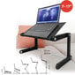 Sulankstomas staliukas nešiojamam kompiuteriui Wonder Worker Newton, juodas kaina ir informacija | Kompiuteriniai, rašomieji stalai | pigu.lt