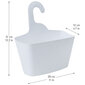 Krepšelių rinkinys vonios reikmėms Tatkraft Posh kaina ir informacija | Vonios kambario aksesuarai | pigu.lt