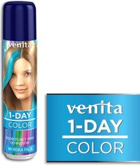 Purškiami trumpalaikiai plaukų dažai Venita 1-Day Color Morska Fala, 50ml цена и информация | Краска для волос | pigu.lt