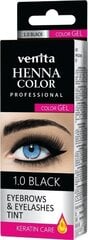 Краска для бровей и ресниц Venita Professional Henna Color 1.0 Черная цена и информация | Карандаши, краска для бровей | pigu.lt