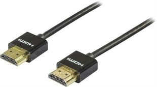 Deltaco HDMI-1091, HDMI, 1 м цена и информация | Кабели и провода | pigu.lt