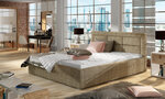 Кровать Rosano MTP, 200x200 см, светло-коричневая