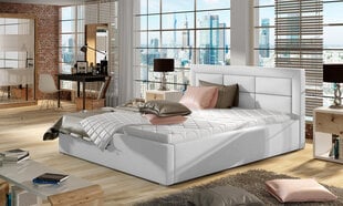 Кровать Rosano MD, 200х200 см, белая цена и информация | Кровати | pigu.lt