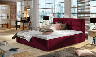 Кровать Rosano MD, 200х200 см, красная цена и информация | Кровати | pigu.lt