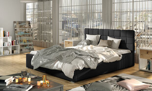Кровать Grand MD, 140x200 см, черная цена и информация | Кровати | pigu.lt