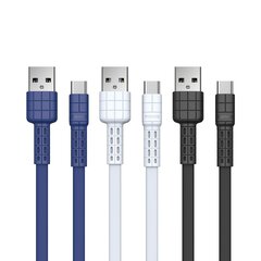 Кабель Remax Armor Series плоский USB/USB Type C 5V 2.4A, синий (RC-116a) цена и информация | Кабели для телефонов | pigu.lt