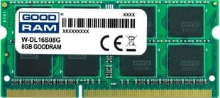 GoodRam W-DL16S08G цена и информация | Оперативная память (RAM) | pigu.lt