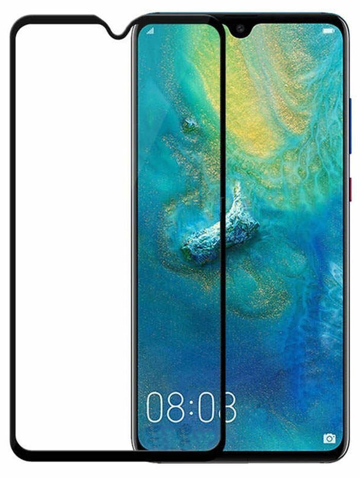 Evelatus Huawei Mate 20 2.5D Black Frame kaina ir informacija | Apsauginės plėvelės telefonams | pigu.lt