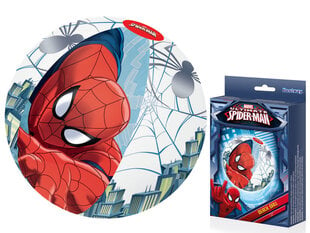 Pripučiamas paplūdimio kamuolys Bestway Spiderman, 51 cm kaina ir informacija | Pripučiamos ir paplūdimio prekės | pigu.lt
