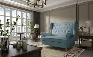 Sofa NORE Aros, šviesiai mėlyna kaina ir informacija | Sofos | pigu.lt