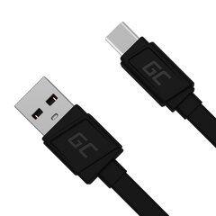 Green Cell кабель быстрой зарядки USB/USB-C, 25 см цена и информация | Кабели для телефонов | pigu.lt
