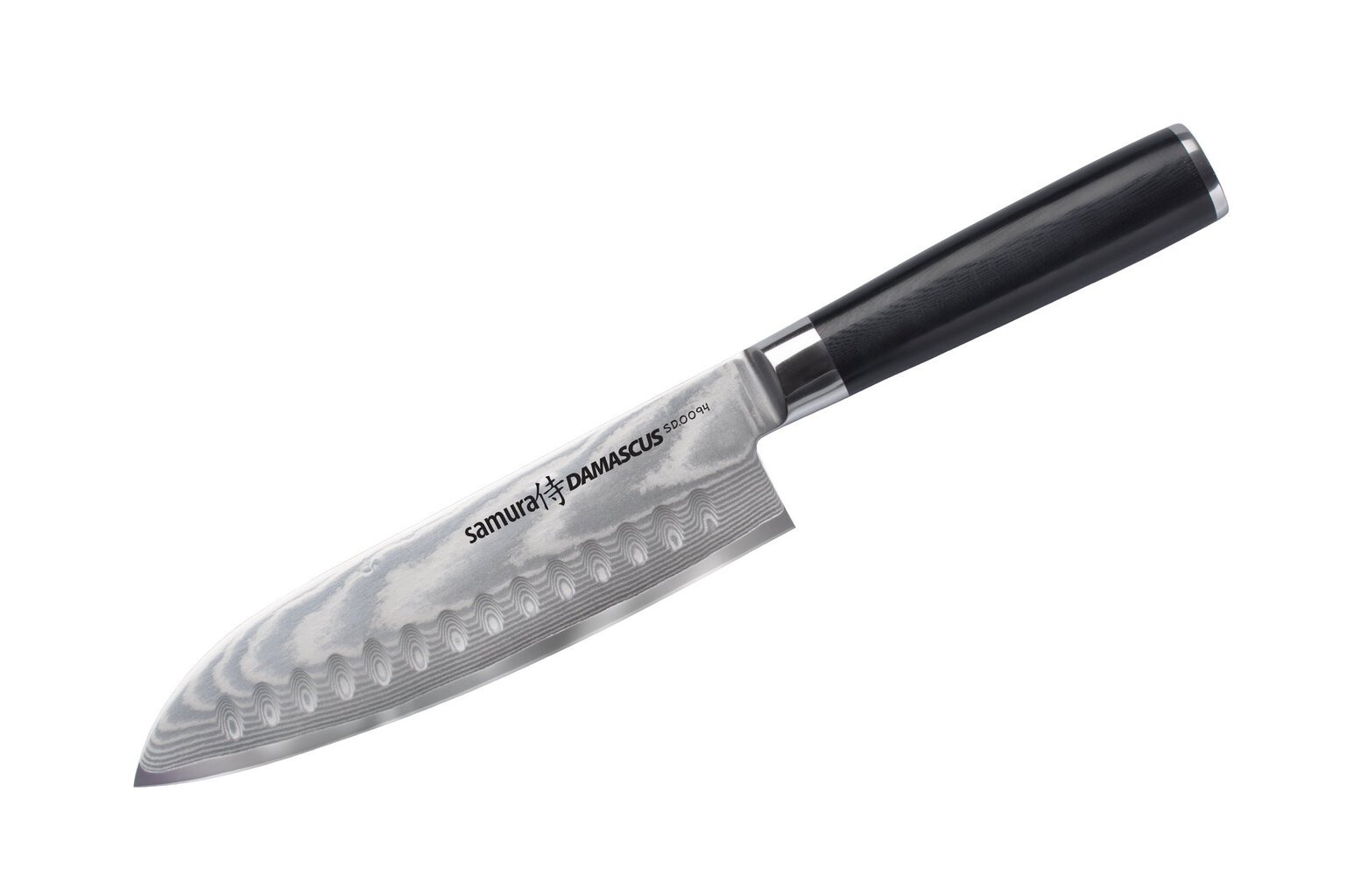 Samura DAMASCUS Santoku peilis, 17.5 cm цена и информация | Peiliai ir jų priedai | pigu.lt