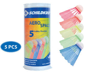 Воланы для бадминтона Schildkröt Aero Space, 5 шт. цена и информация | Бадминтон | pigu.lt