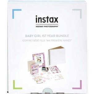 instax rinkinys 1-ajam vaiko gimtadieniui, rožinis цена и информация | Rėmeliai, nuotraukų albumai | pigu.lt