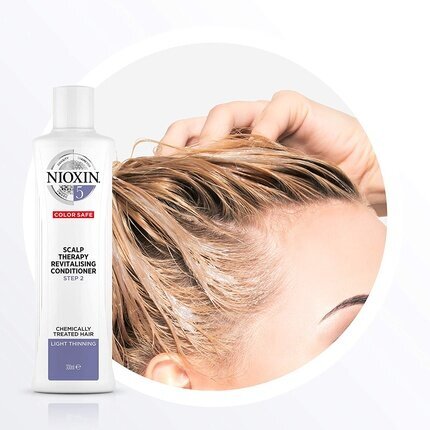 Kondicionierius ploniems chemiškai pažeistiems plaukams Nioxin System 5 Scalp Therapy Revitalizing, 300 ml kaina ir informacija | Balzamai, kondicionieriai | pigu.lt