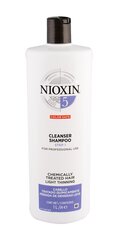 Очищающий шампунь для химически обработанных волос Nioxin System 5, 1000 мл цена и информация | Шампуни | pigu.lt