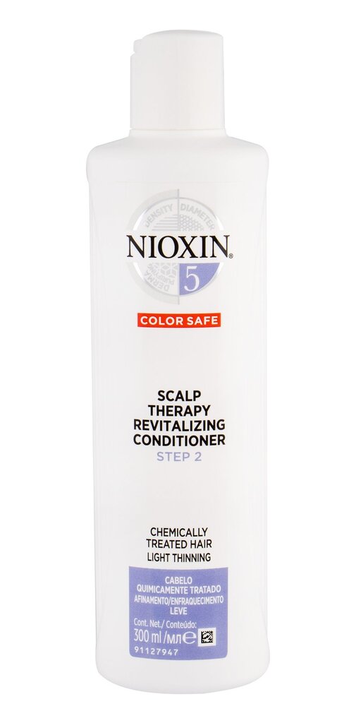 Kondicionierius ploniems chemiškai pažeistiems plaukams Nioxin System 5 Scalp Therapy Revitalizing, 300 ml kaina ir informacija | Balzamai, kondicionieriai | pigu.lt