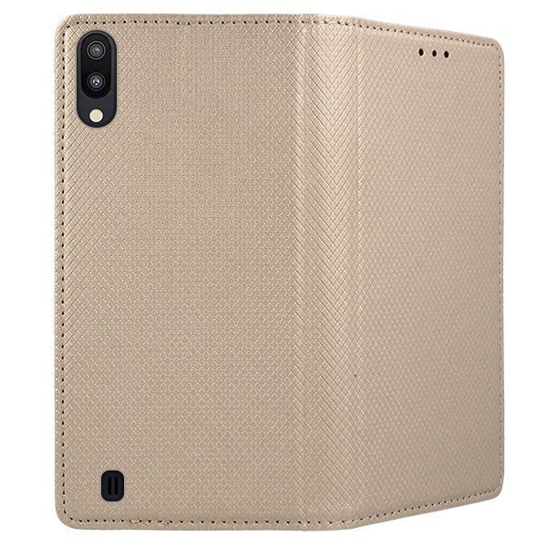 Mocco Smart Magnet Book Case For Samsung M105 Galaxy M10 Gold kaina ir informacija | Telefono dėklai | pigu.lt