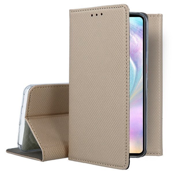 Mocco Smart Magnet Book Case For Samsung M105 Galaxy M10 Gold kaina ir informacija | Telefono dėklai | pigu.lt