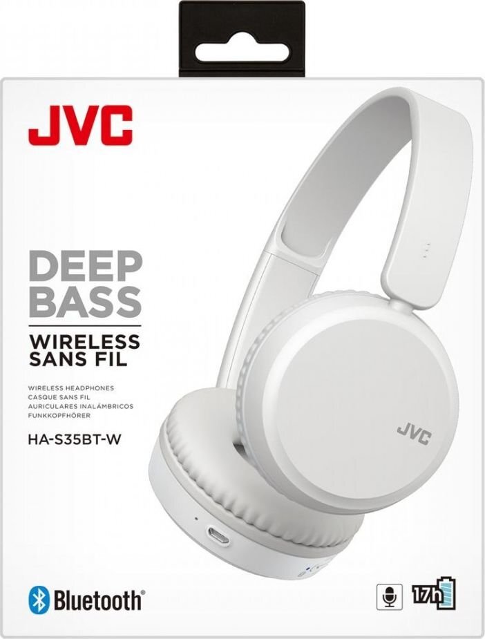JVC HA-S35BTW White kaina ir informacija | Ausinės | pigu.lt